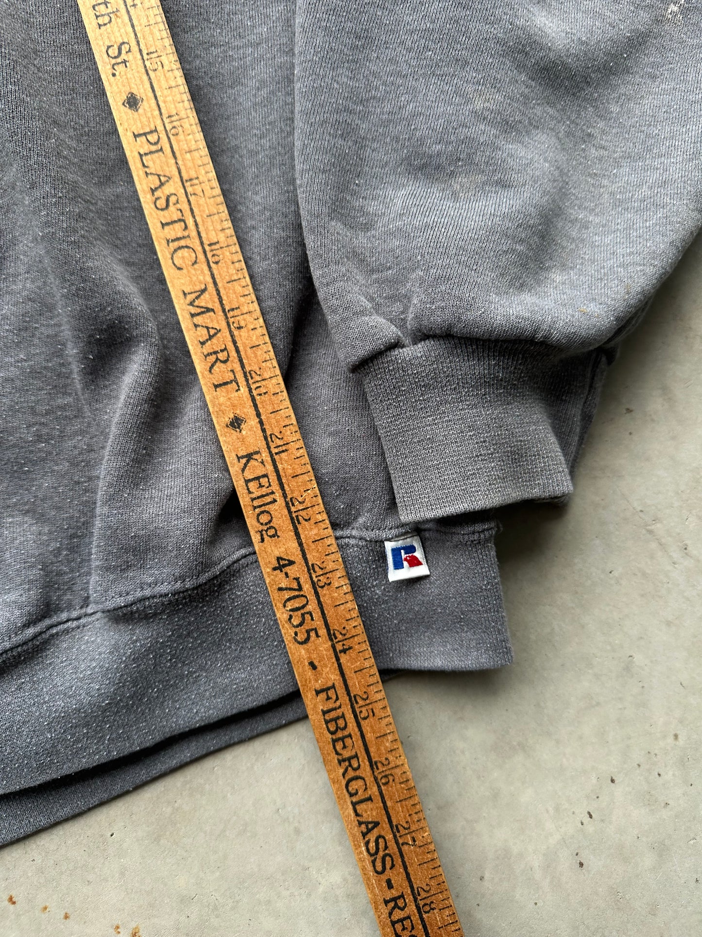 Grey Russell Crossbones Crewneck - Size XL