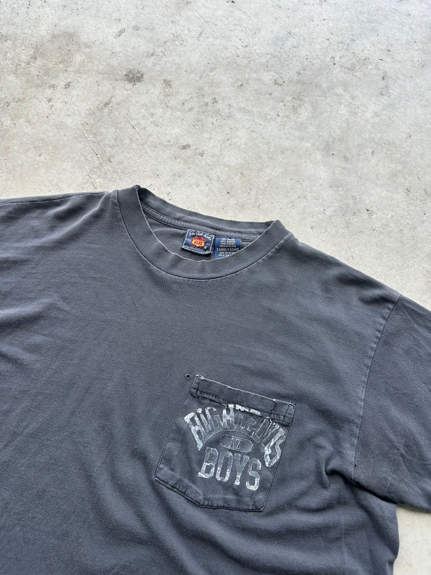 Black University Tee