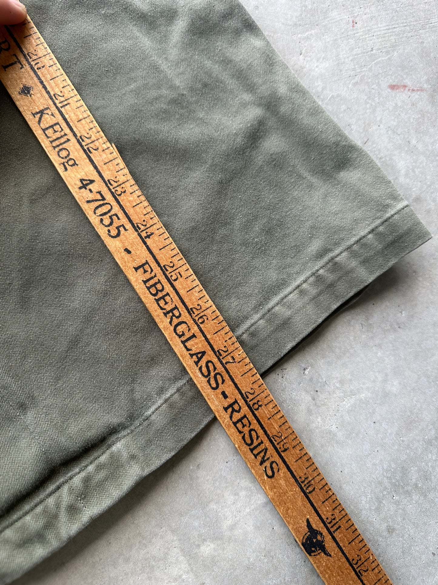 Military ‘Script’ Button Up