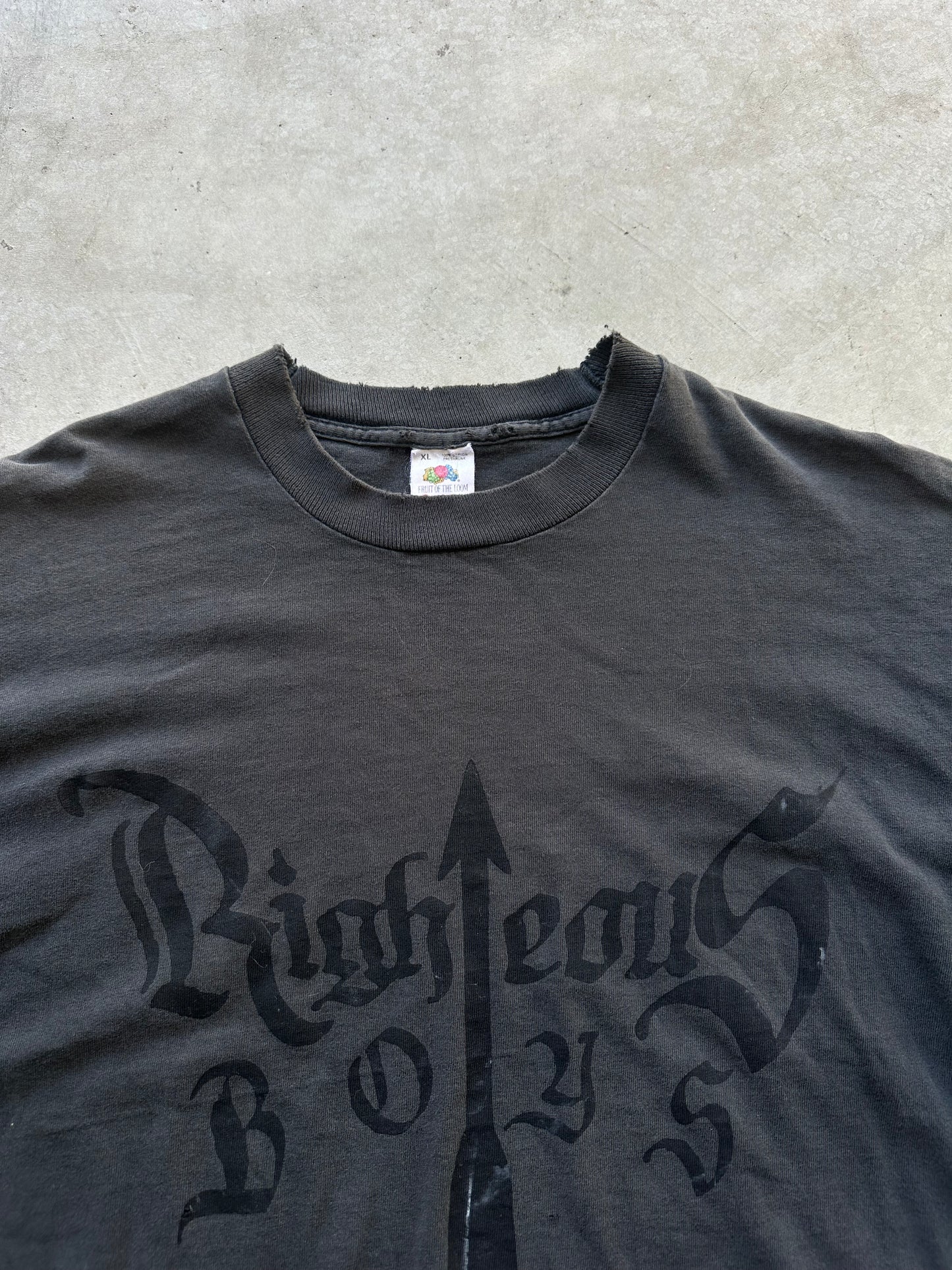 Black Script Tee