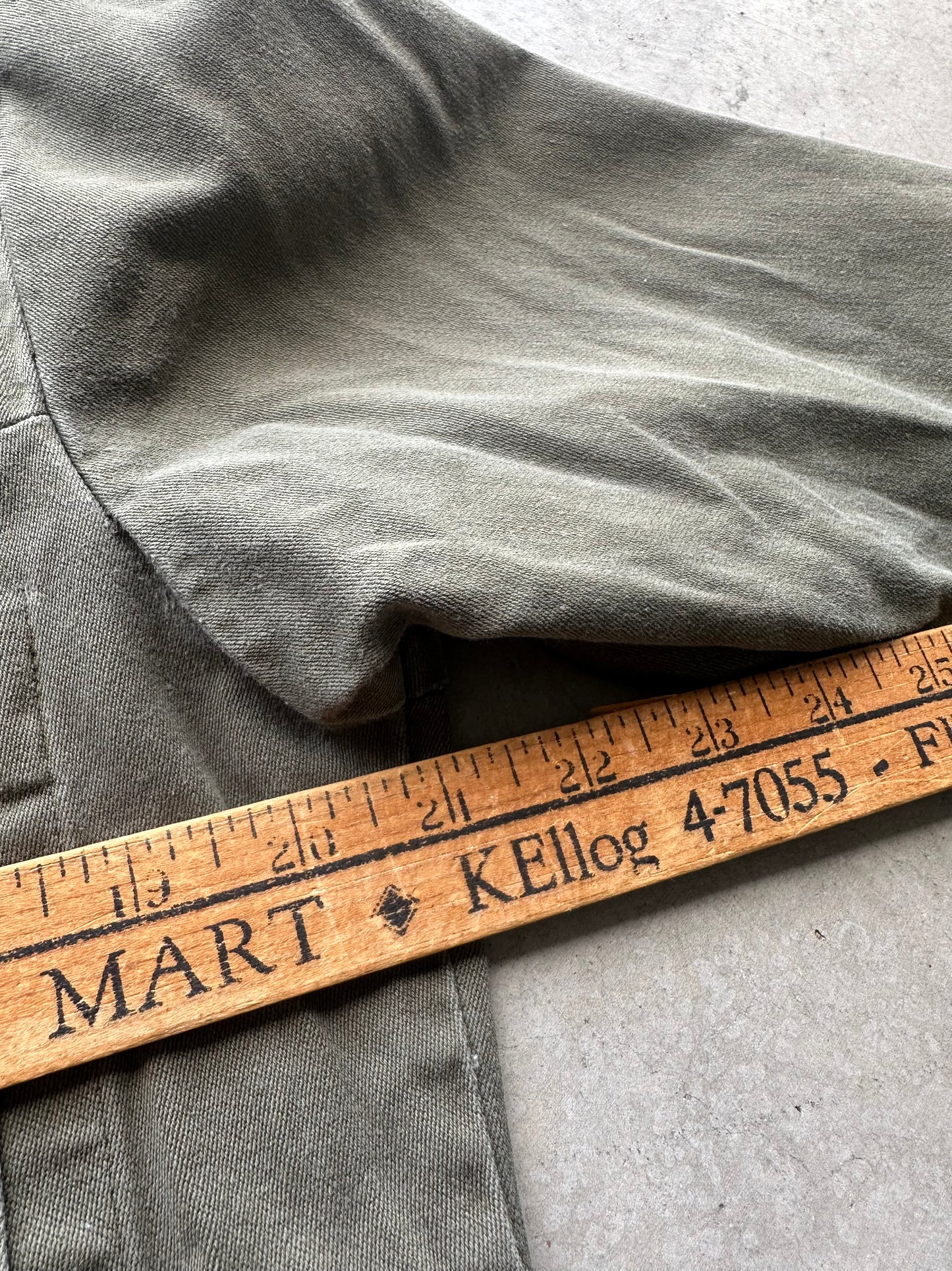 Military ‘Script’ Button Up