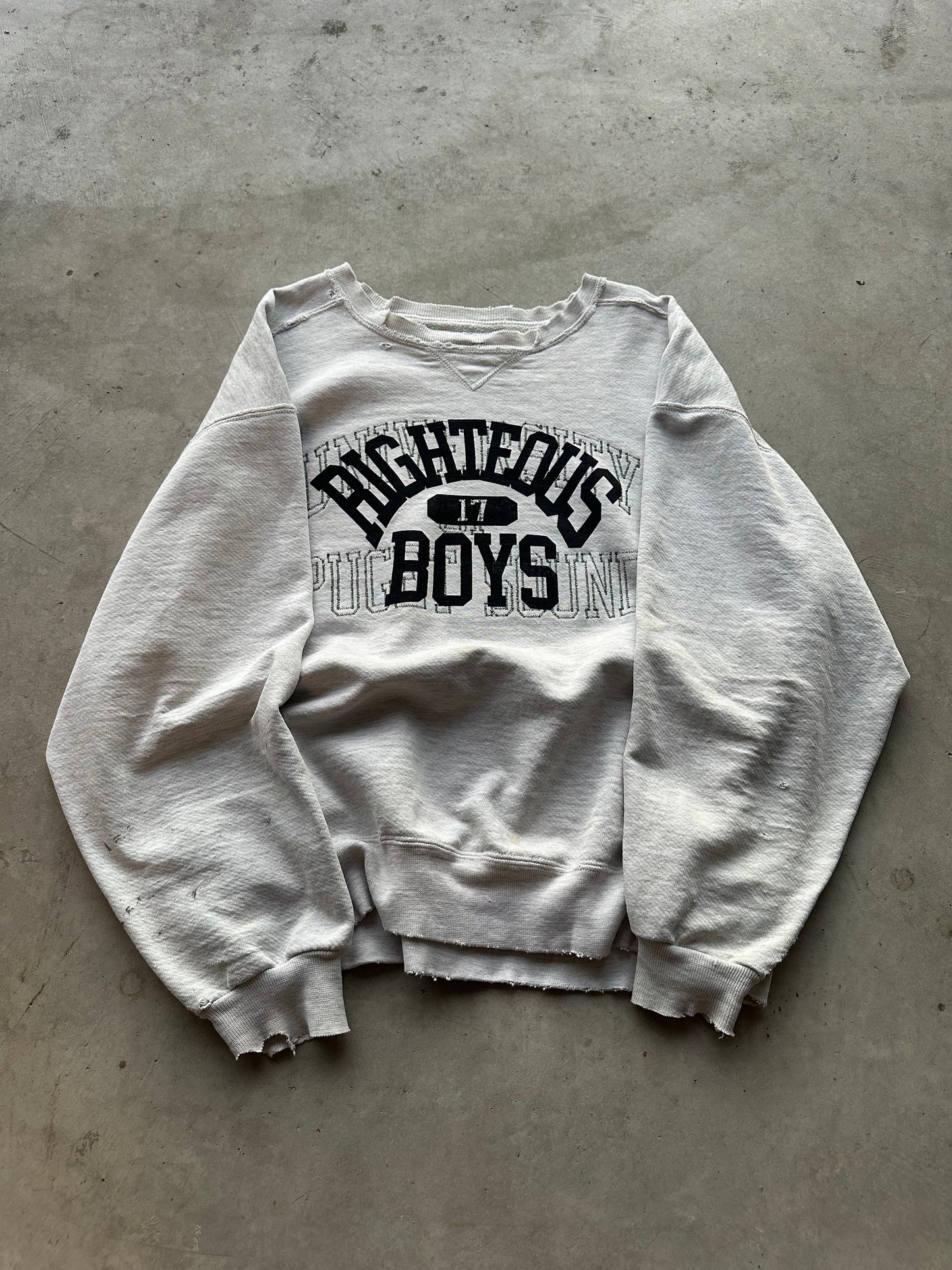 Grey University Crewneck