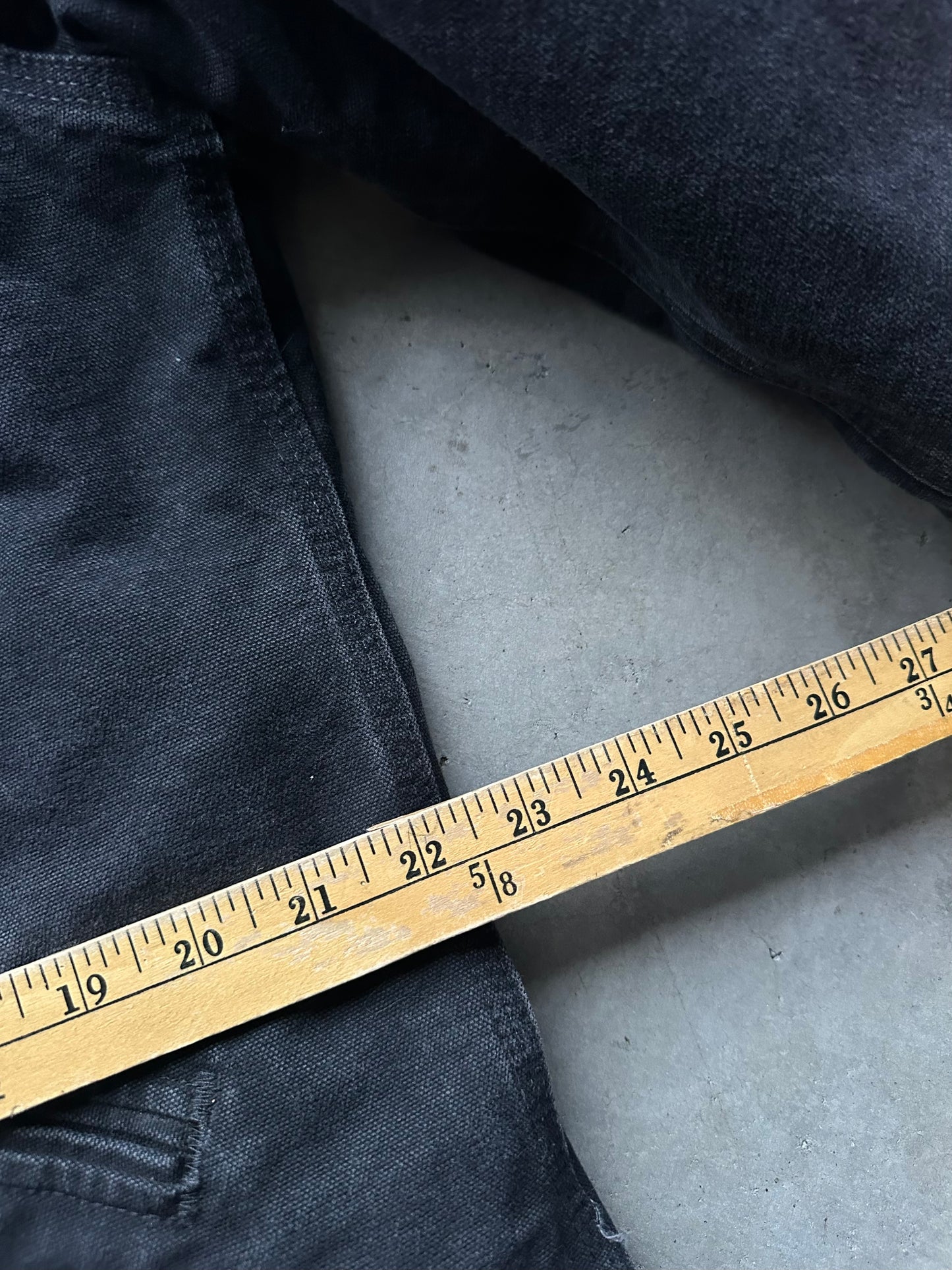 Vintage Black Reworked Hooded Detroit Style Carhartt Jacket