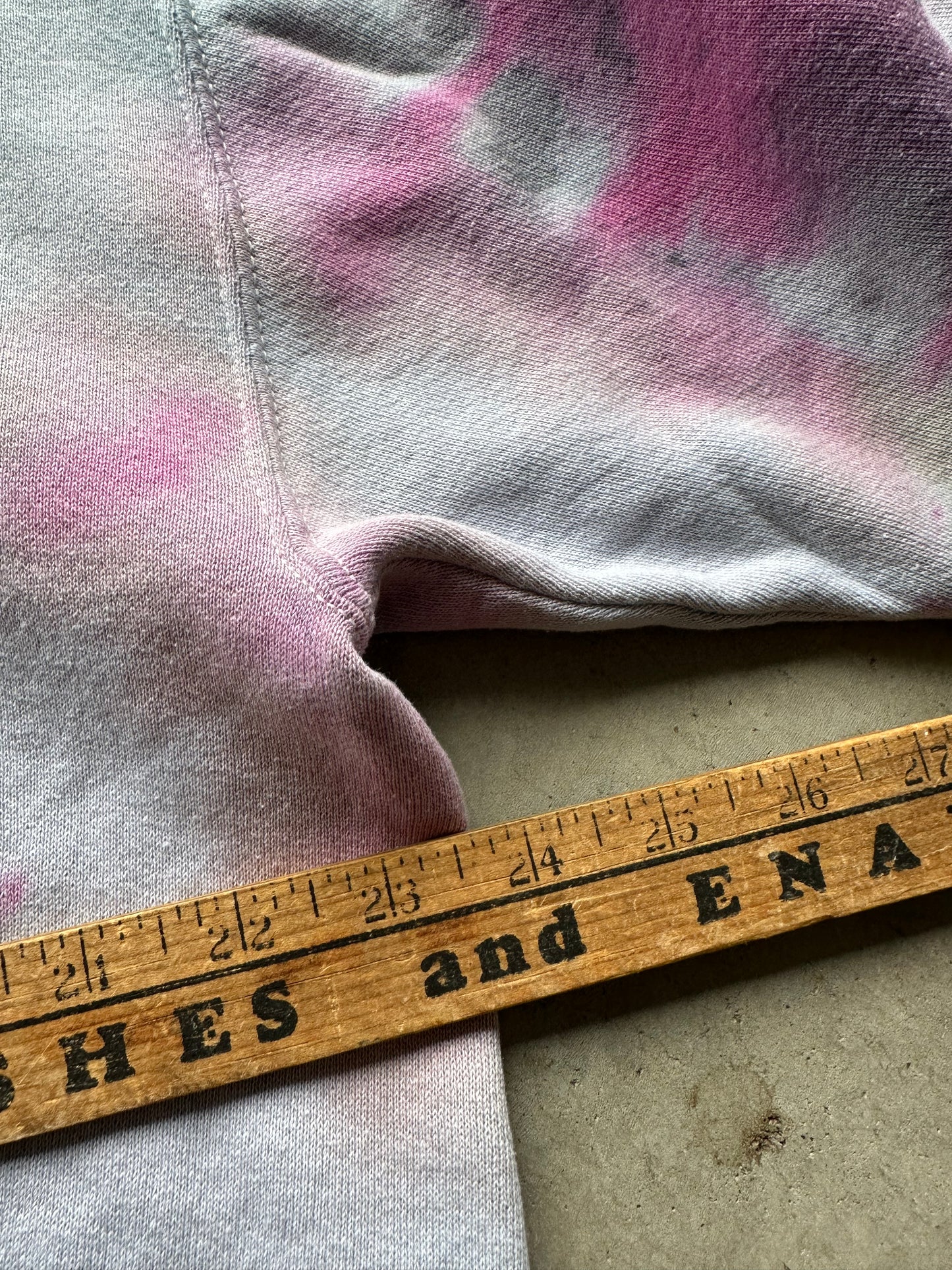 Tie Dye Script Russell Hoodie - Size L