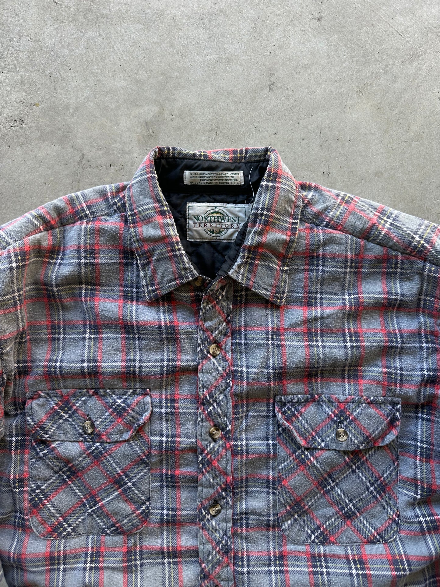 Red/Grey Uniform Flannel - Size L