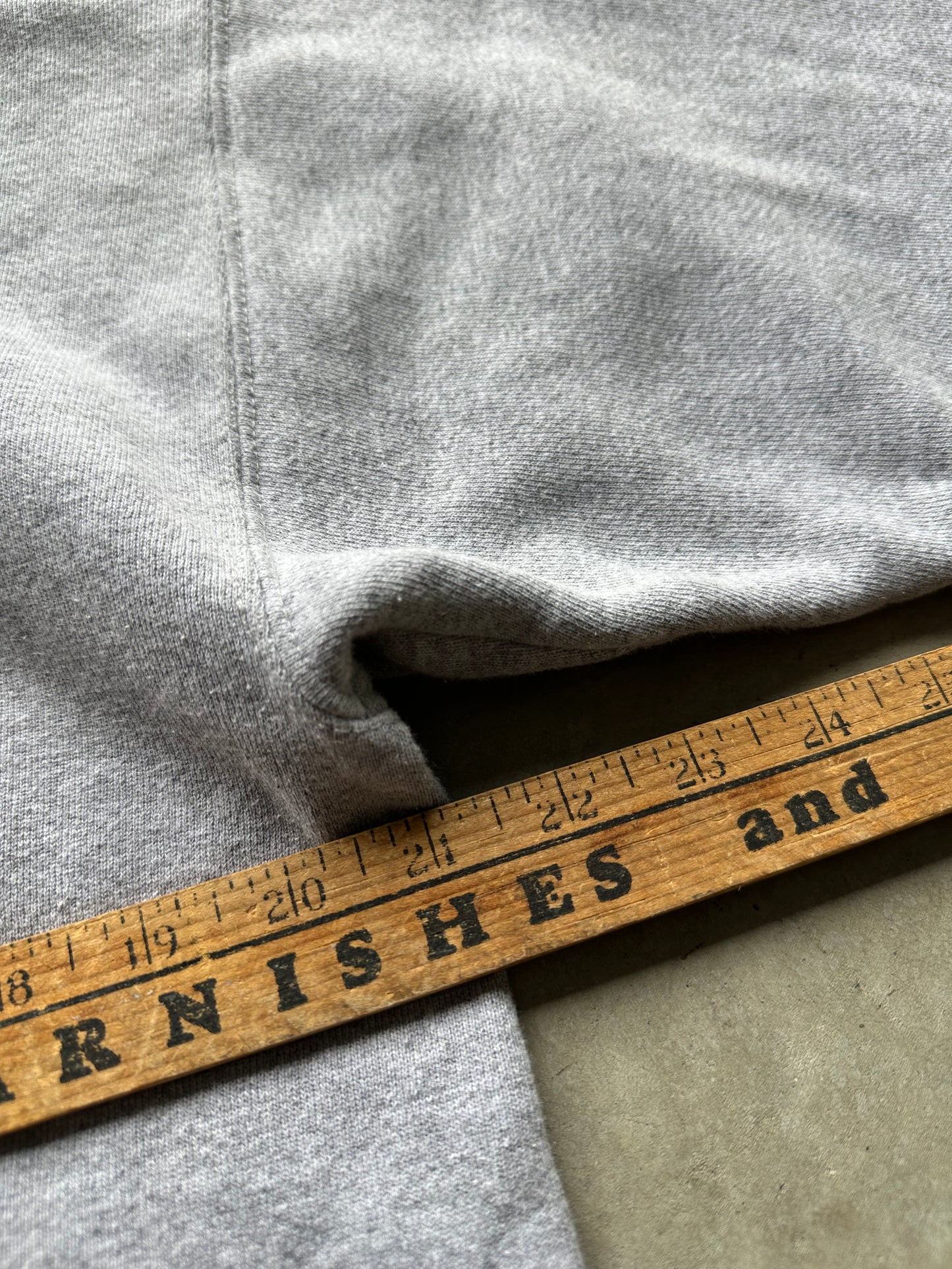Gray Script Pullover Hoodie - Size L