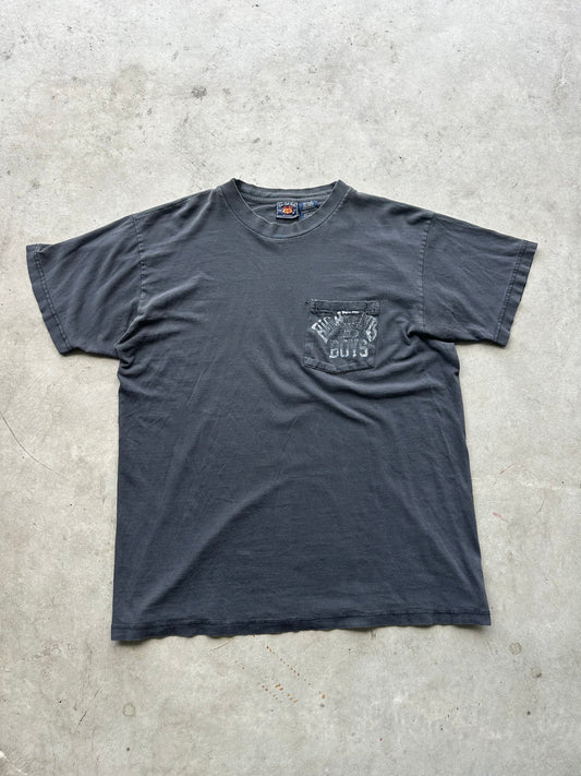 Black University Tee - Size XL