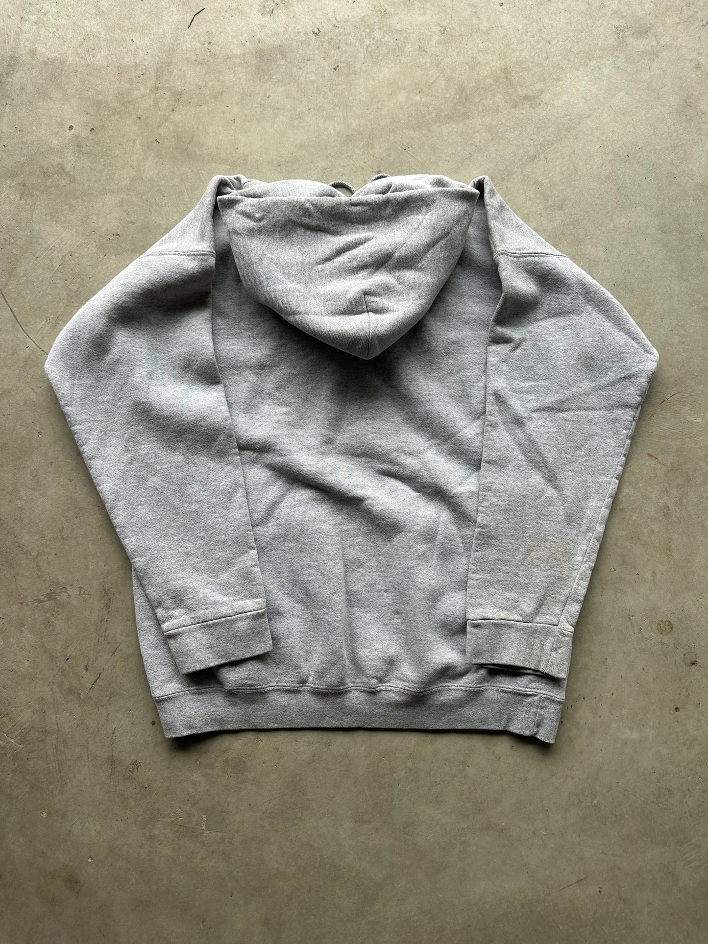 Gray Script Pullover Hoodie - Size L
