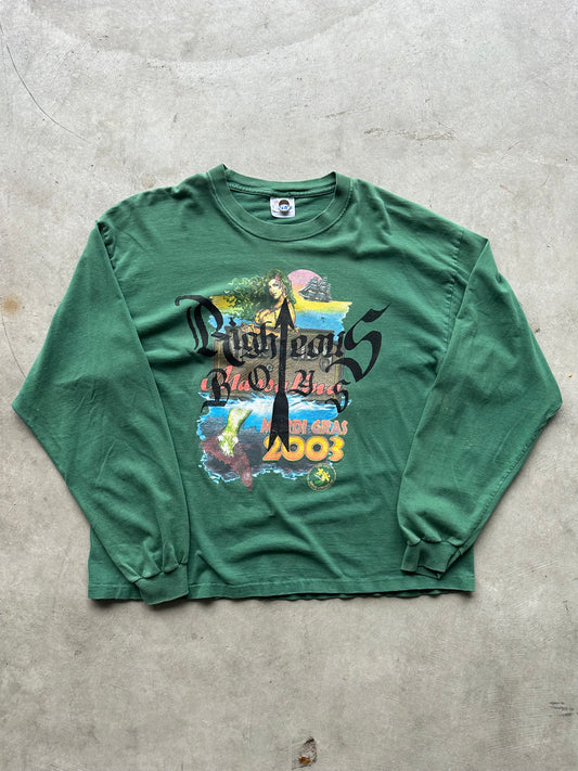 Green Script Longsleeve - Size XL